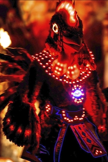 Световое шоу боевого Петуха