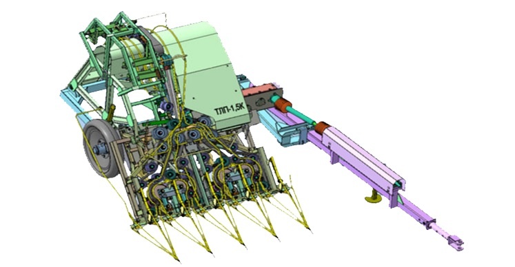 Теребилка льна ТЛП - 1,5К