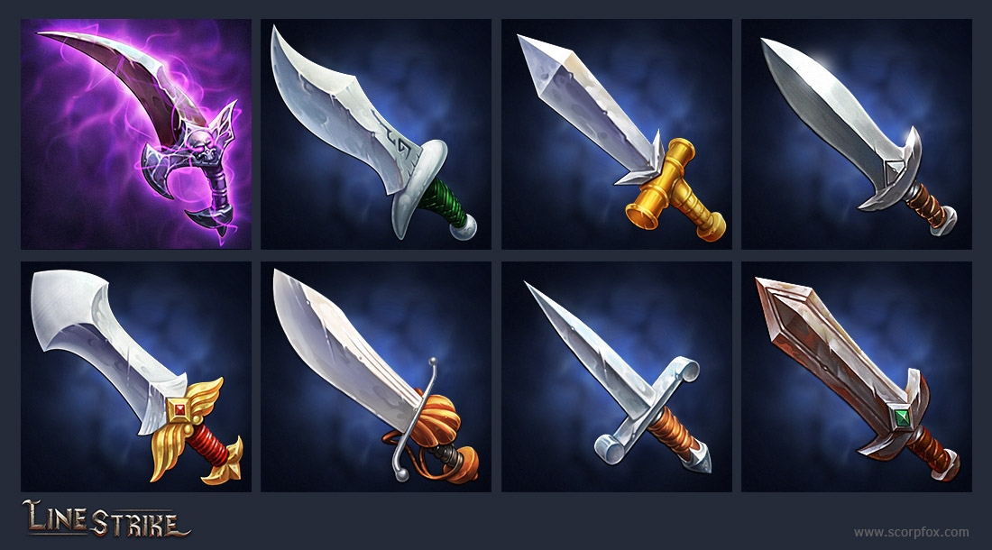 Иконки к игре, мечи