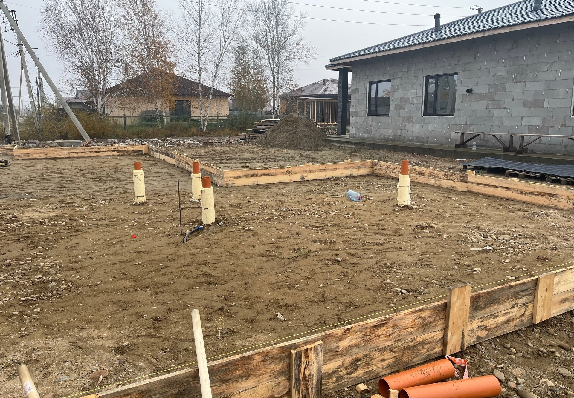 Готовый дом из газобетона