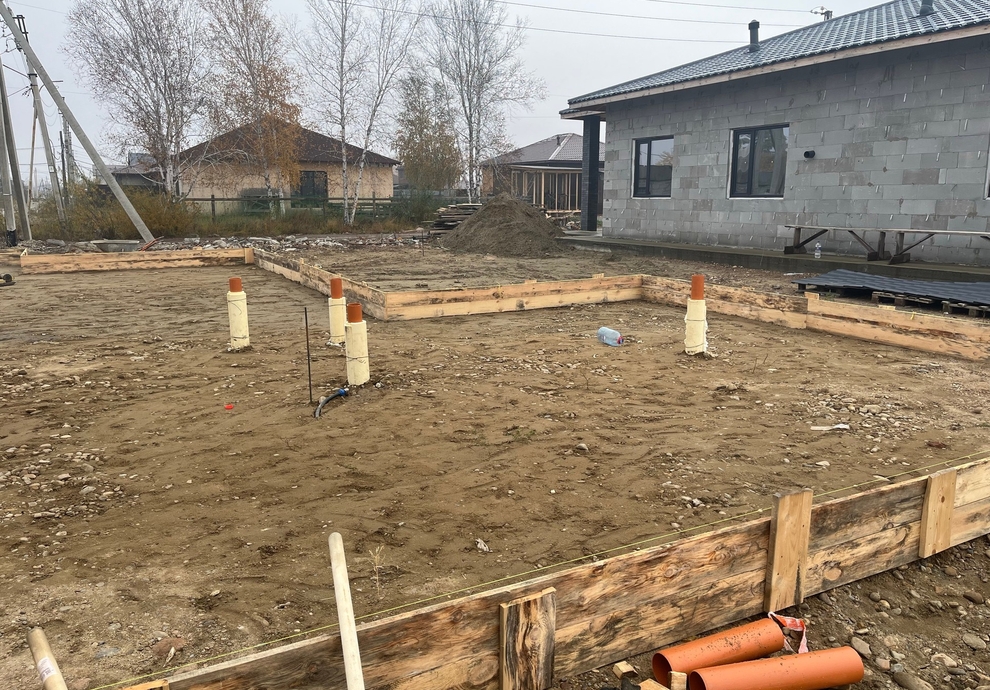 Готовый дом из газобетона