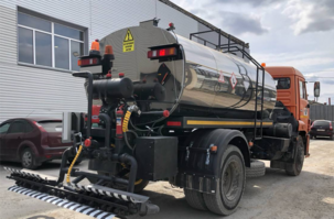 КДМ на базе самосвала Dongfeng 6x4 зима