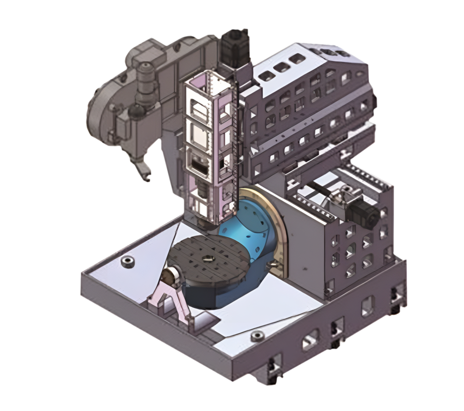 Пятикоординатный фрезерный обрабатывающий центр с ЧПУ