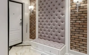 Купить мягкие стеновые панели в прихожую на заказ - МСП 41