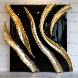 Картина из коллекции Натальи Жуковой " Black Gold Pearl "
