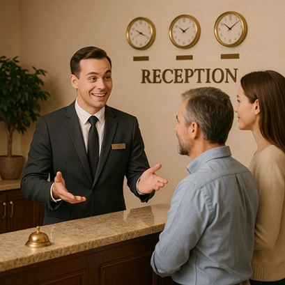 Ресепшен отеля