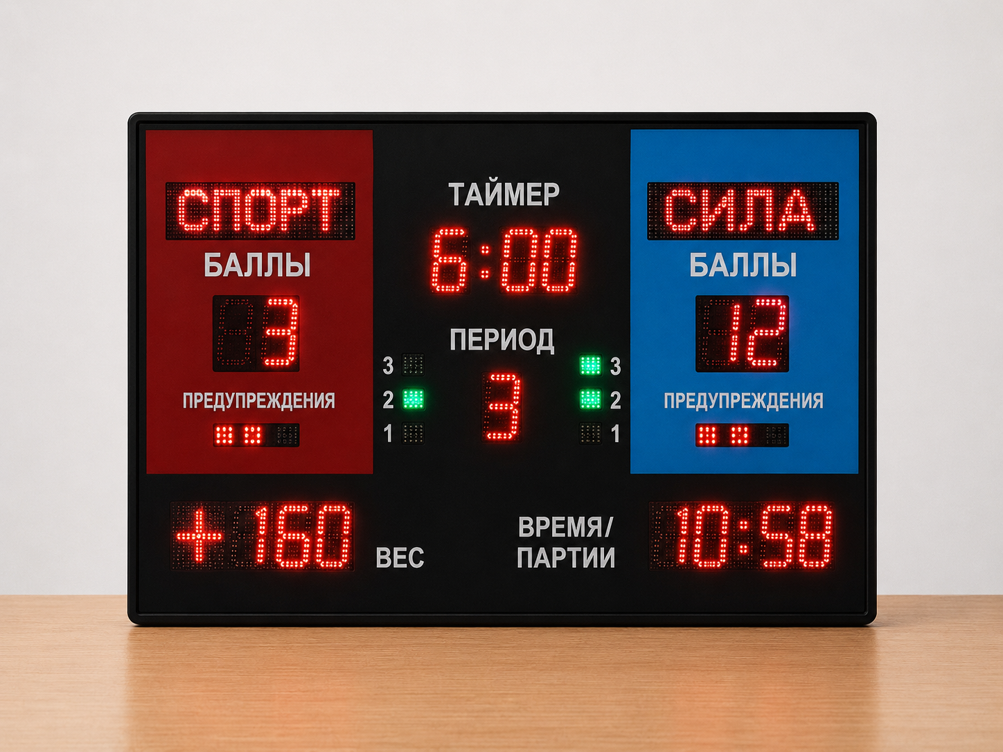 Светодиодное табло для спорта 