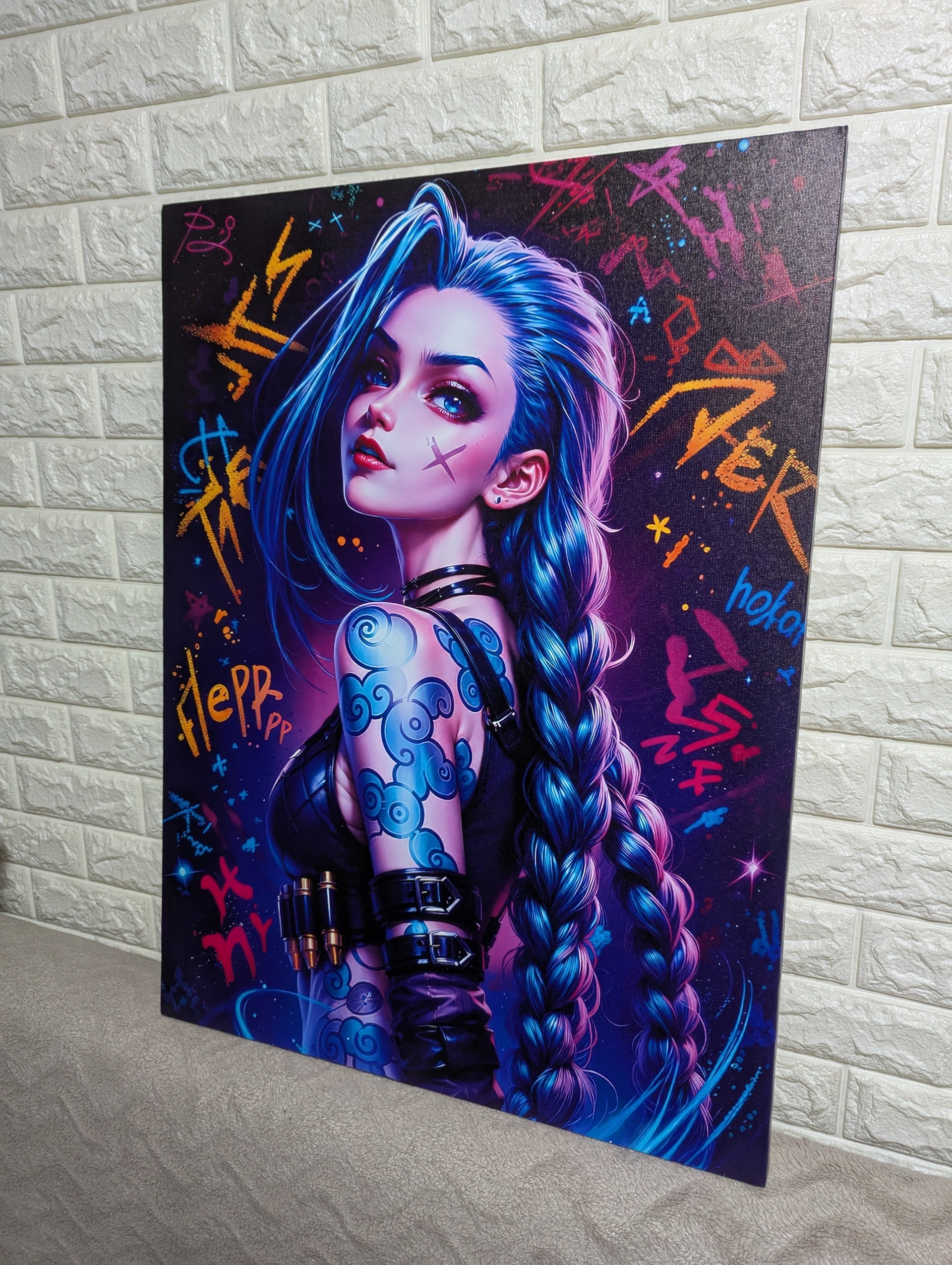 Jinx на холсте