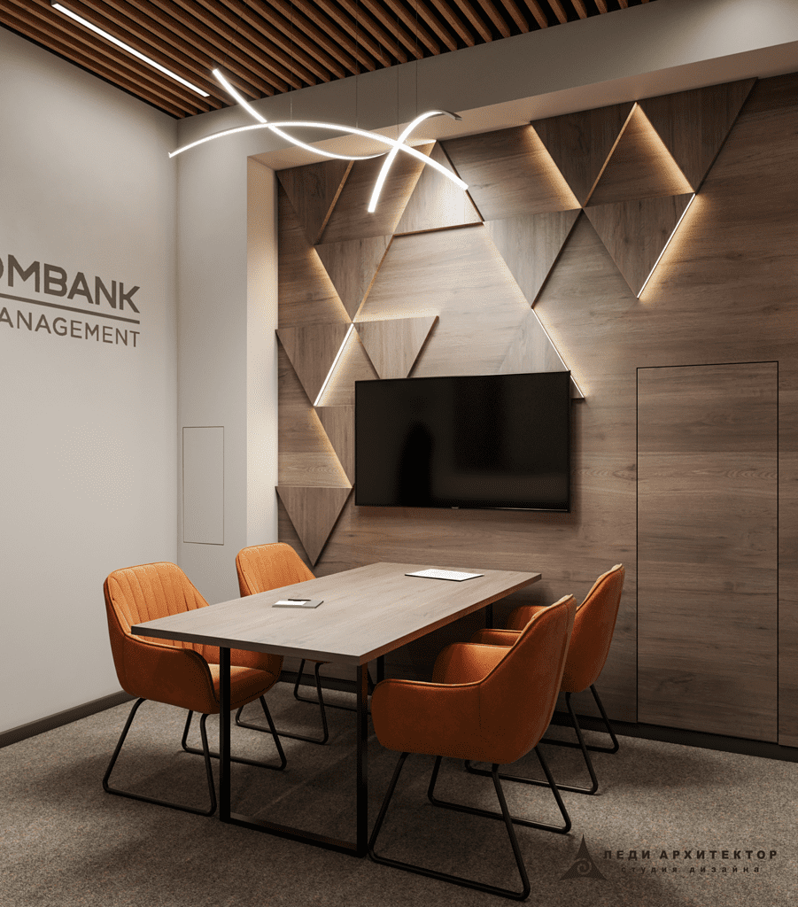 Дизайн современной переговорной