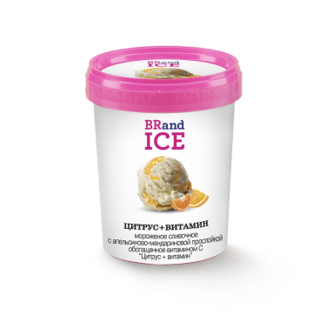 Мороженое сливочное Baskin Robbins Цитрус+витамин, ведёрко 300 гр.. дистрибьютер ООО Гермиона