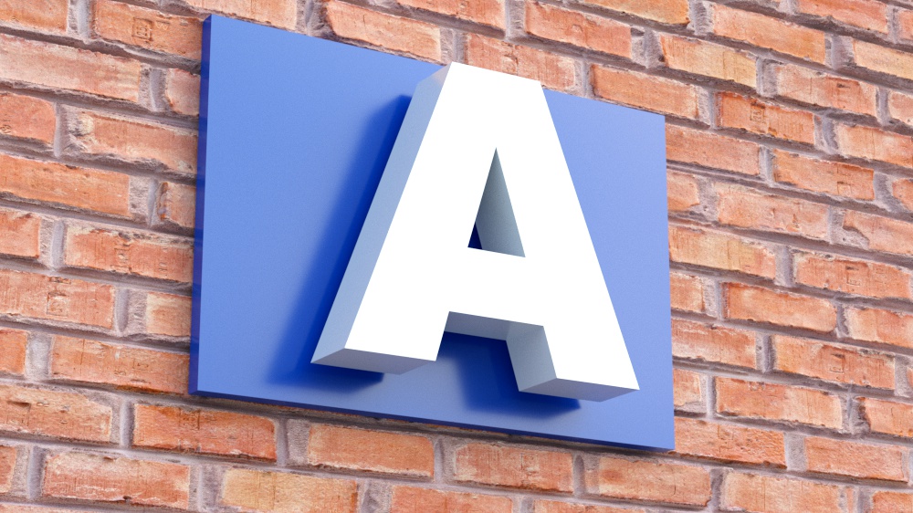 Вывеска объемные буквы Новосибирск, изготовление вывесок, производство наружной рекламы, световые буквы