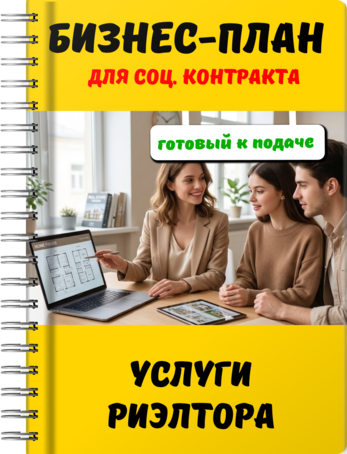 Бизнес-план для социального контракта - Услуги риэлтора