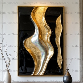 Картина из коллекции Натальи Жуковой " Black Gold Pearl "