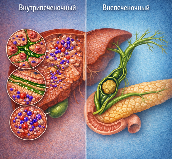 виды холестаза