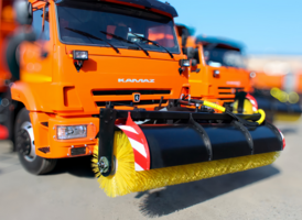 Передняя щетка для КДМ