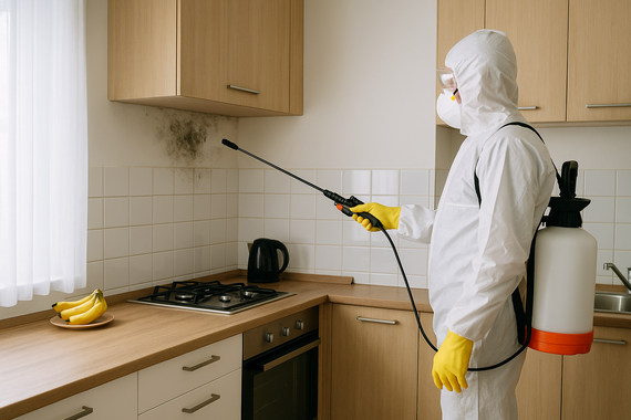 Дезинфекция кухни от грибка