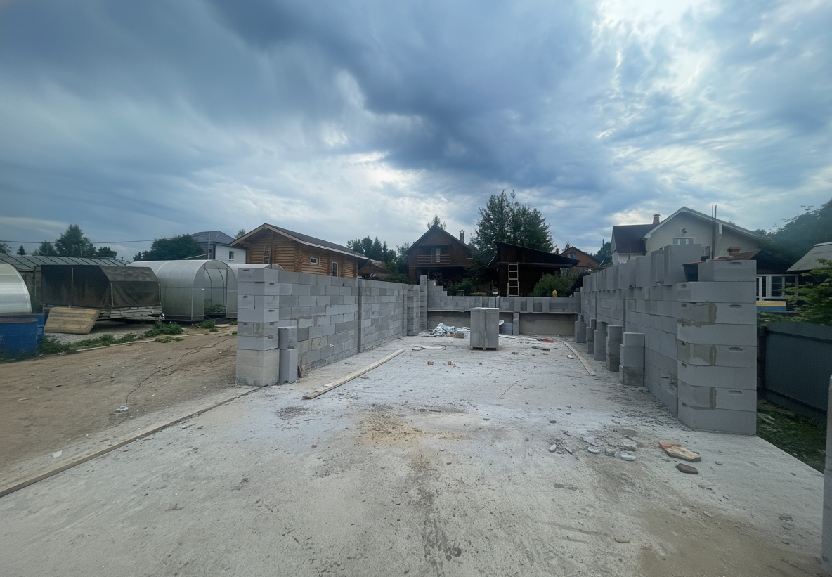 Готовый дом из газобетона