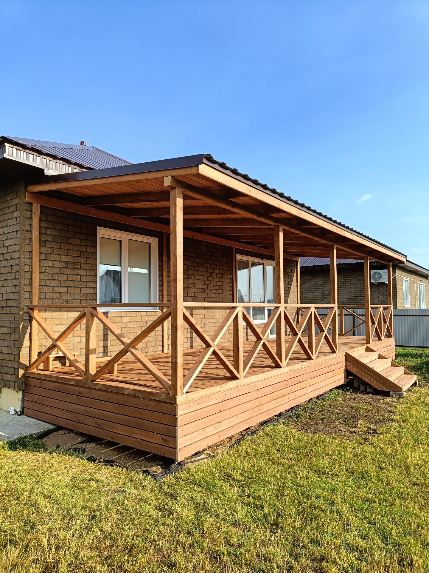 Строительство деревянных террас под ключ в Уфе и Уфимском районе