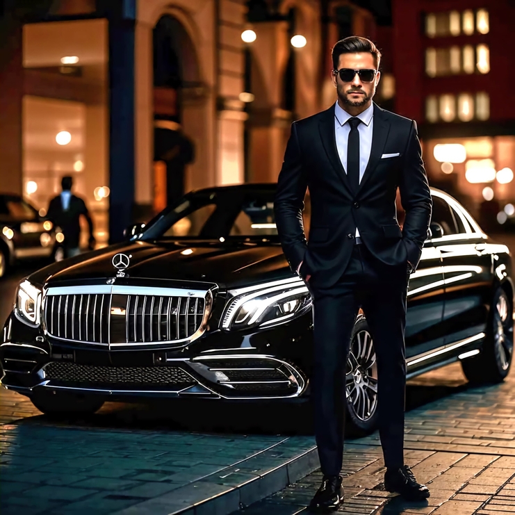 Mercedes S-class с водителем
