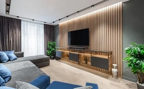 Купить мягкие стеновые панели в гостиную на заказ - МСП 29