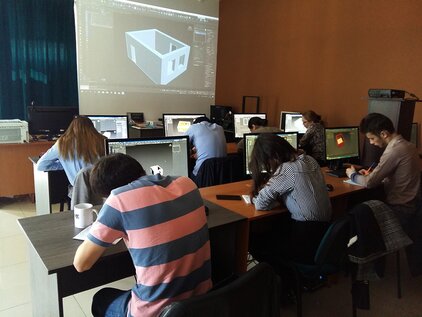 Учебный класс и занятия по 3ds max