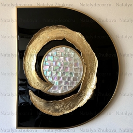 Картина из коллекции Натальи Жуковой " Black Gold Pearl "