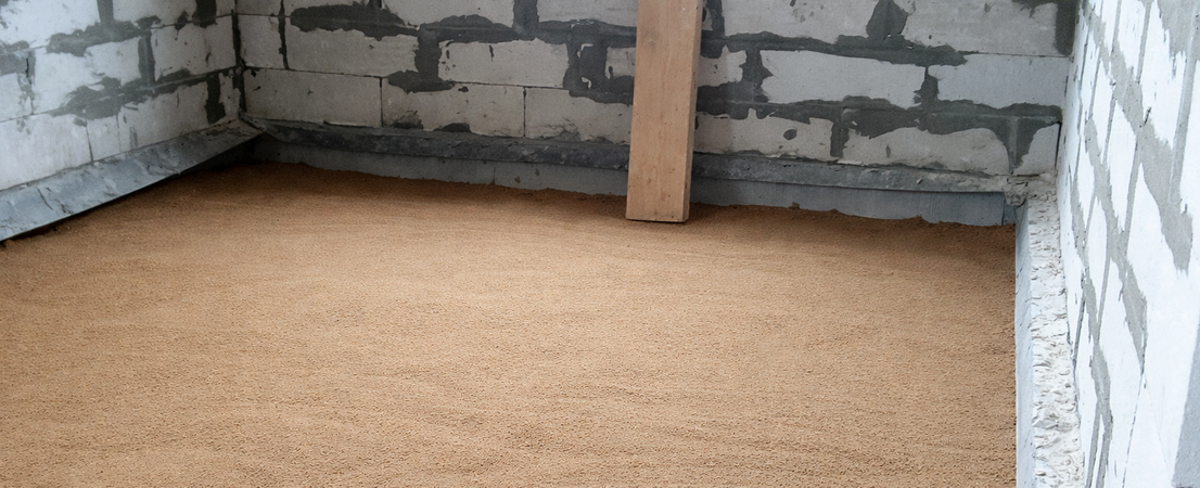 стяжка пола по грунту