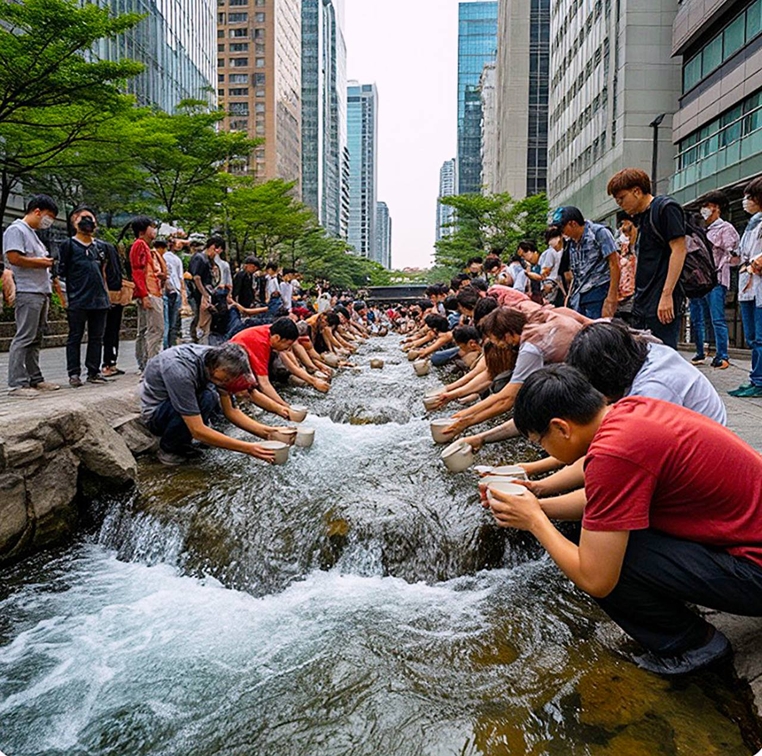 по улице города