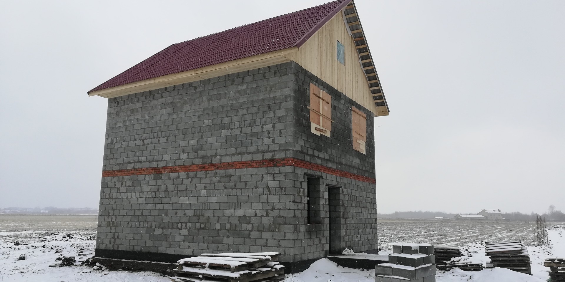 Строительство коробки дома