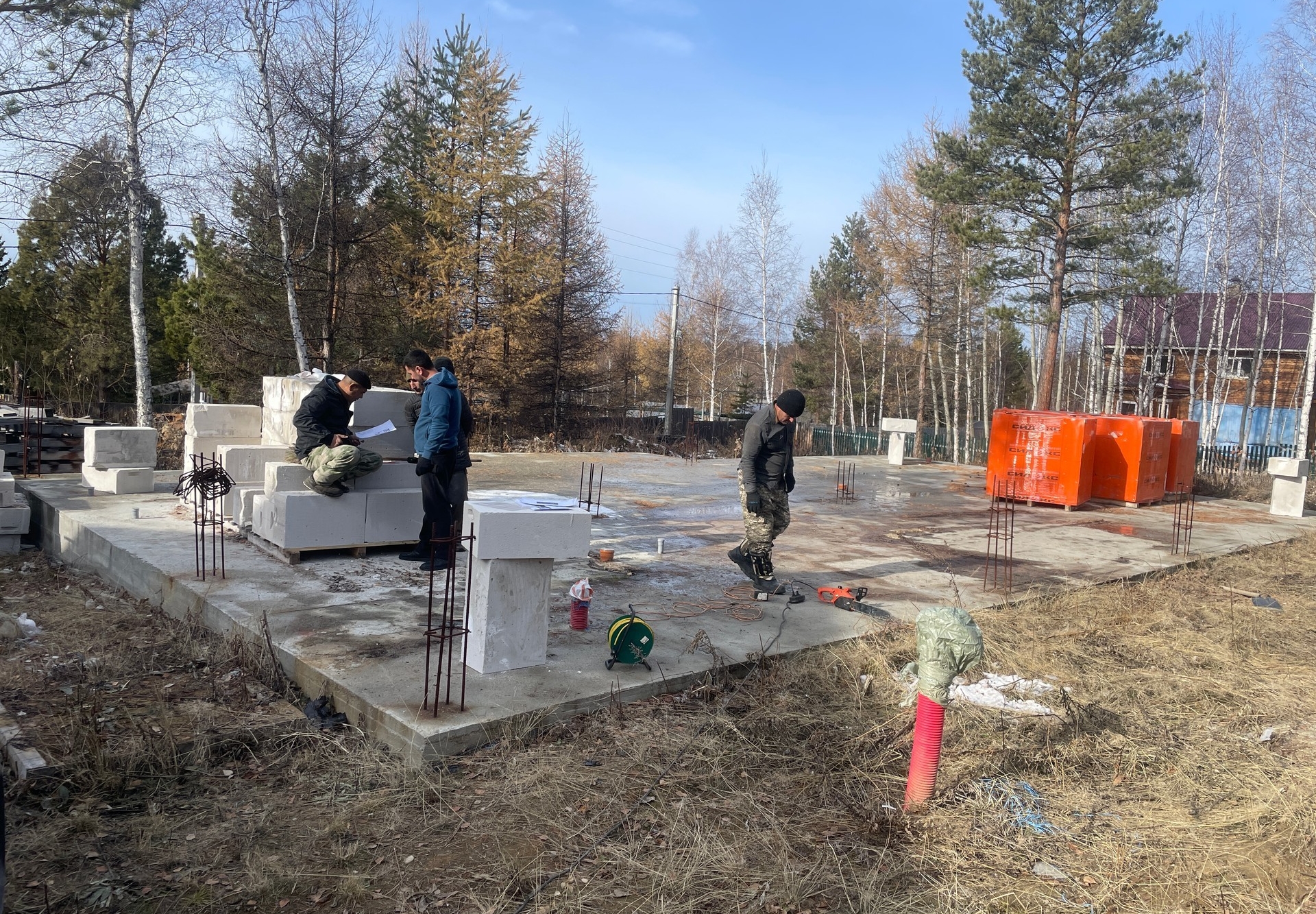 Готовый дом из газобетона