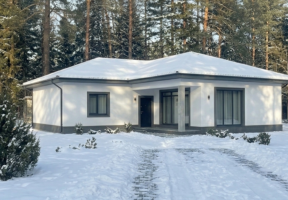 Готовый дом из газобетона