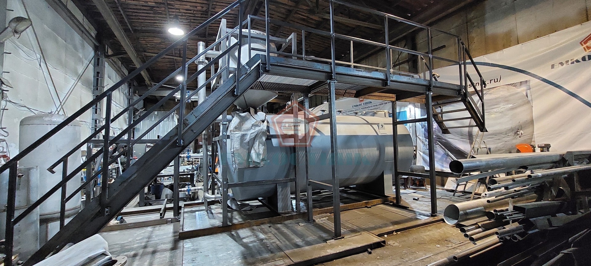 емкости из коррозионностойкой нержавеющей стали AISI316L