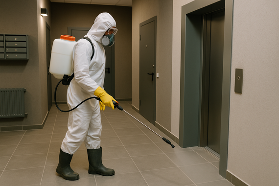 Дезинфекция подъезда