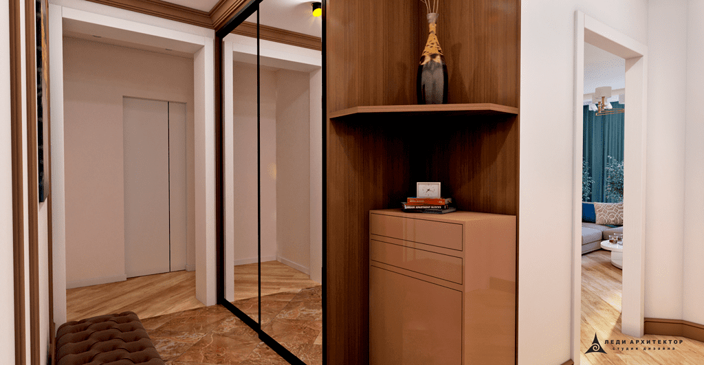 Интерьер холла в квартире ЖК Казансу