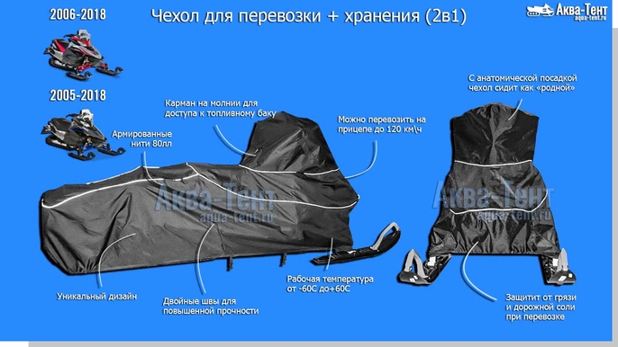 Чехол для снегохода
