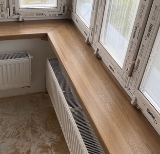 Изготовление подоконников из натурального дуба на заказ в Уфе от компании ЭкоМассивУфа