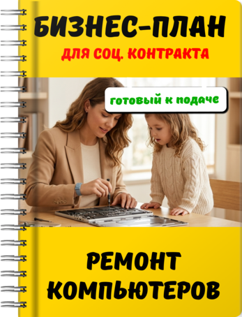 Бизнес-план для социального контракта - Ремонт компьютеров