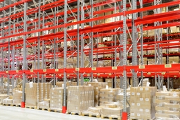 Мезонинный полочный стеллаж