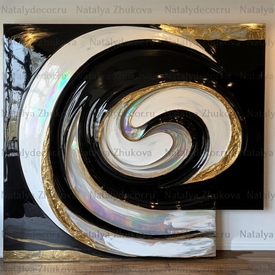 Картина из коллекции Натальи Жуковой " Black Gold Pearl "