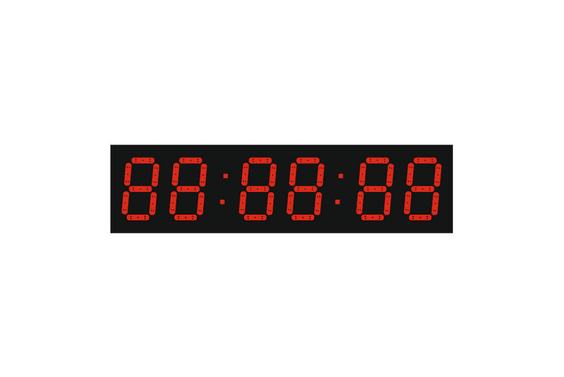 Светодиодное табло для хоккея 135х85_15х4_10х25S128х16
