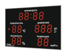 Светодиодное табло для футбола 170х110_4х30_5х21_S16х160