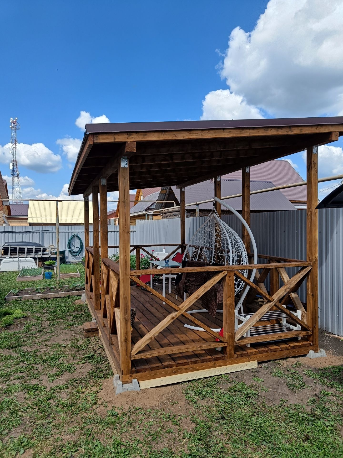 Строительство деревянных террас под ключ в Уфе и Уфимском районе