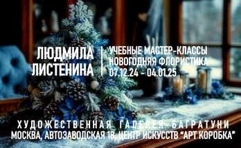 Людмила Листенина. Мастер-классы по новогодней флористике
