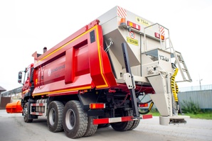 КДМ на базе самосвала Dongfeng 6x4 зима