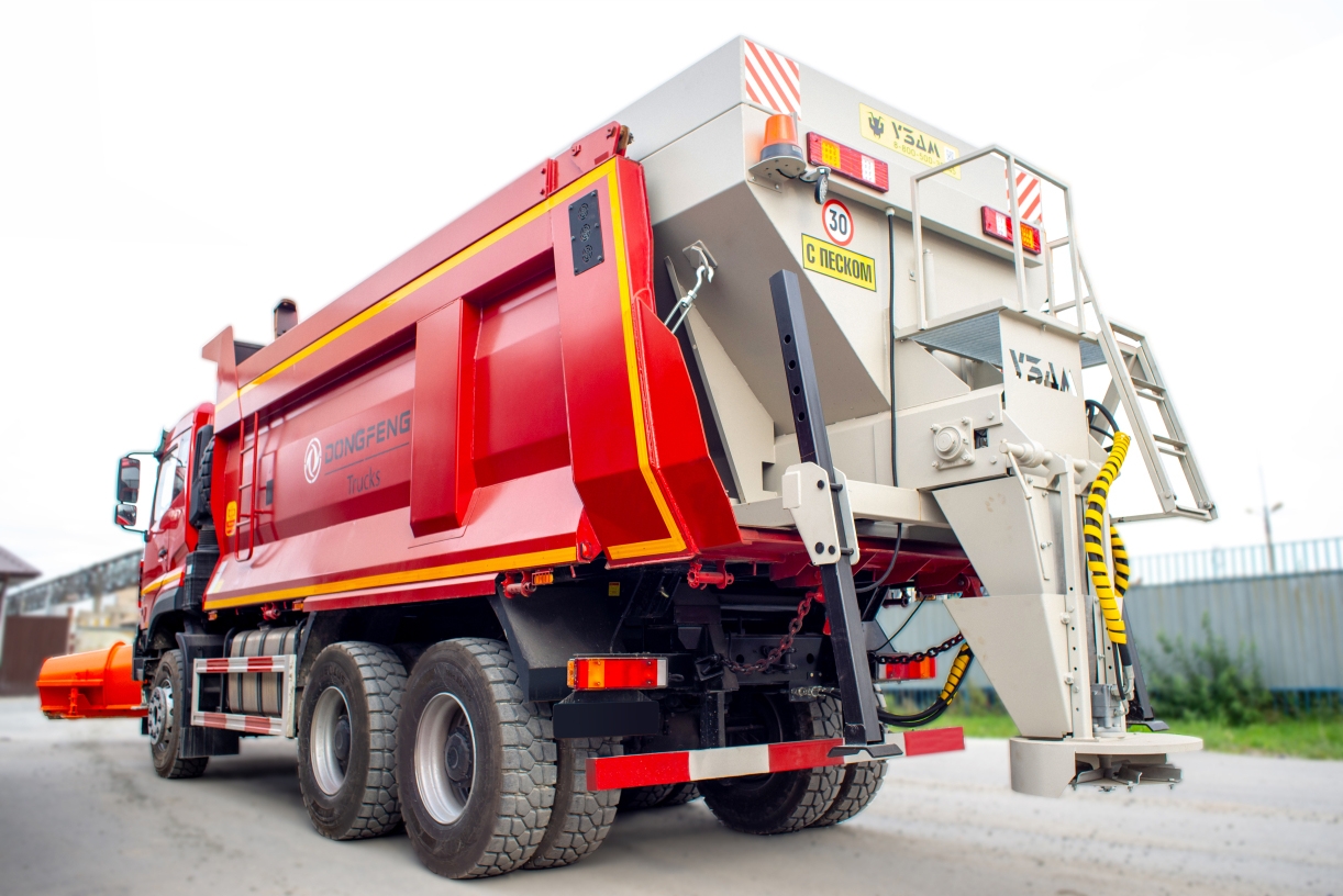 КДМ на базе самосвала Dongfeng