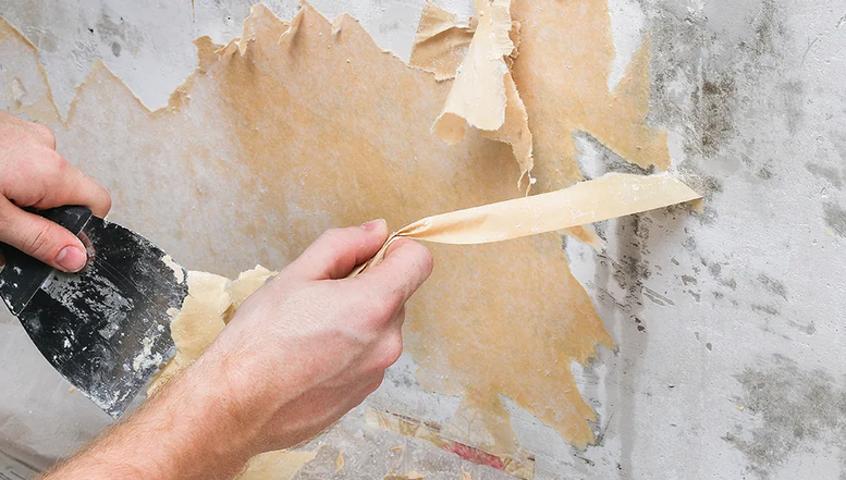 демонтаж старых обоев