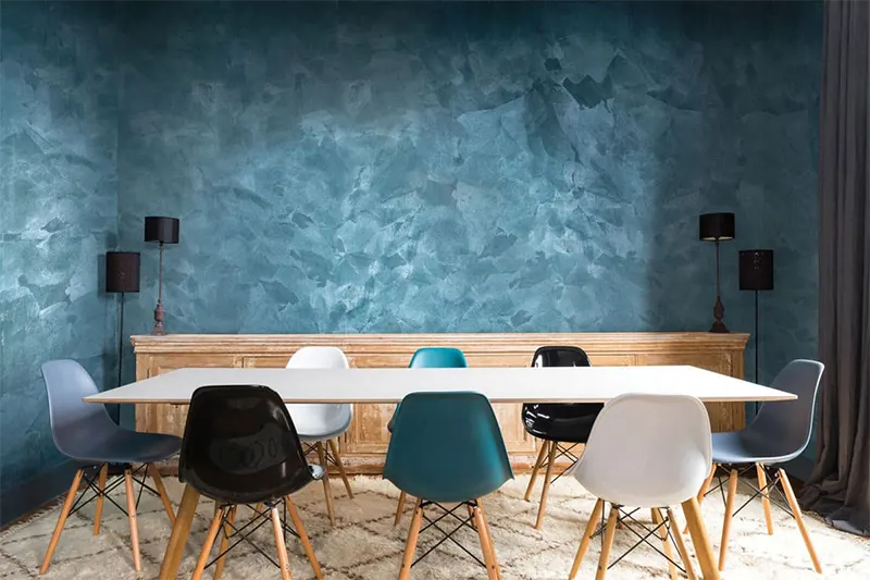 Нанесение шелковистой венецианской штукатурки Silk (Seta) – мягкий глянец и глубина цвета, Кишинев и