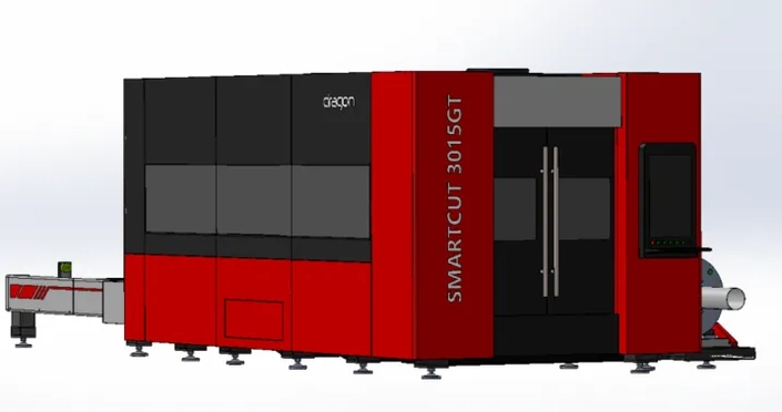 Комплекс SMARTCUT 3015GT 12 кВт с труборезом и кабинетной защитой для резки труб и мет