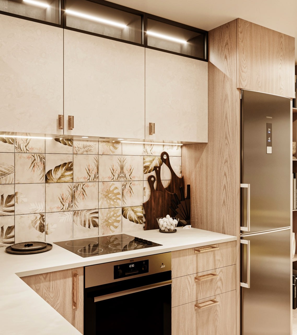 дизайн маленькой кухни