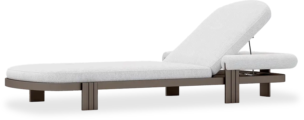 Одноместный шезлонг